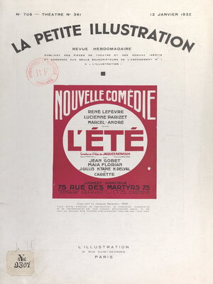cover image of L'été